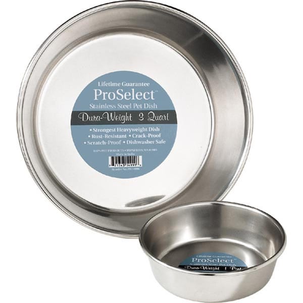 Petedge ProSelect Stainless Steel Dura-Weight Dish 2 Qt ZW149 64 - main